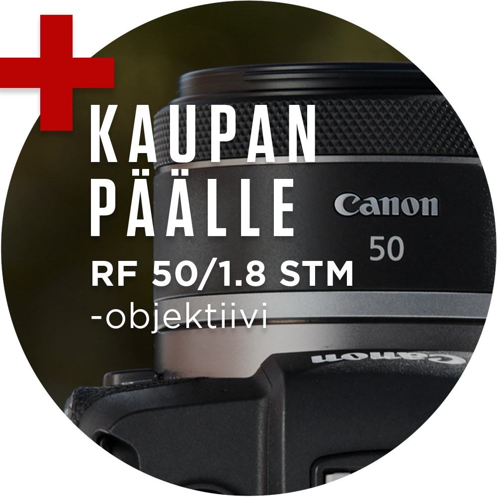 Canon EOS R6 Mark II + RF 24-105mm f/4 L IS USM -järjestelmäkamera Canon EOS R6 Mark II + RF 24-105mm f/4 L IS USM -järjestelmäkamera