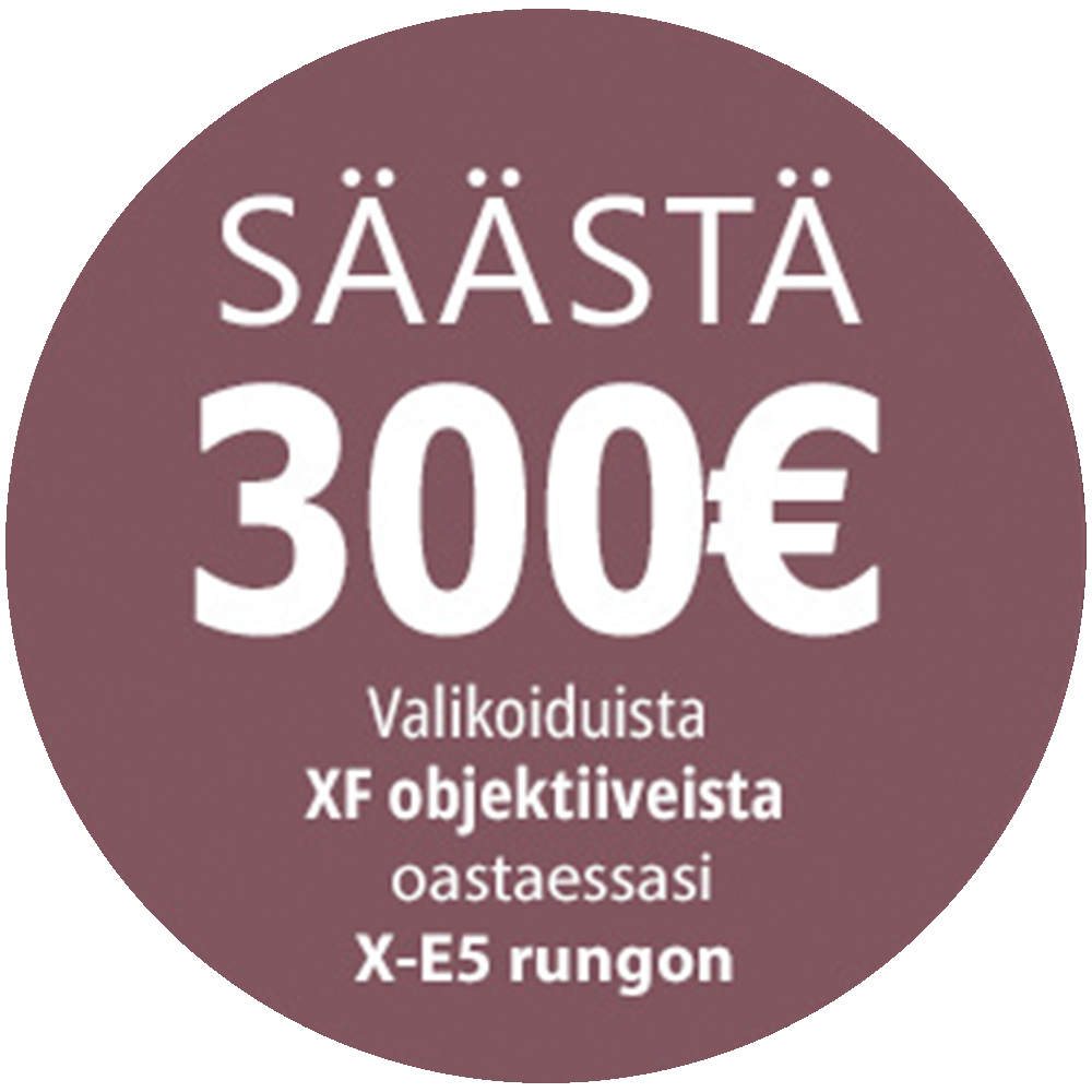 Fujifilm X-E5 -järjestelmäkamera, hopea