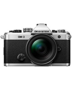 OM SYSTEM OM-3 + M.Zuiko 12-45mm f/4 Pro -järjestelmäkamera