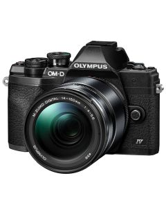 Olympus OM-D E-M10 Mark IV + M.Zuiko 14-150mm f/4-5.6 ED II, musta