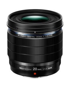 OM SYSTEM M.Zuiko 20mm f/1.4 ED Pro -objektiivi