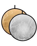 Caruba Collapsible Reflector 2-in-1 -heijastin, Gold / Silver 80cm