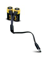Aqiila CR123A ladattavat USB-C akkuparistot, 2 kpl