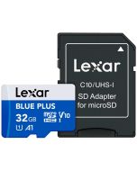 Lexar microSDHC Blue Plus 32GB 100MB/s -muistikortti