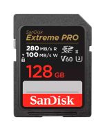 SanDisk Extreme Pro SDXC 128GB V60 280MB/s UHS-II -muistikortti