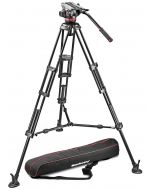 MANFROTTO 546BK + 504HD + BAG (middle spreader)