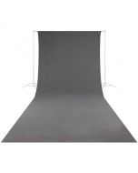 Westcott Wrinkle-Resistant Backdrop -kuvaustausta 2.7 x 6.1m, Neutral Gray