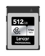 Lexar CFexpress Type B Pro Silver 512GB 1750MB/s -muistikortti
