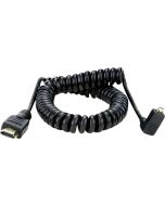 Atomos Coiled Right Angle Micro HDMI - HDMI-kaapeli, 50cm