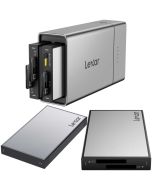 Lexar Professional Workflow Go with 2TB SSD + Dual SD -kortinlukija