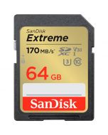 SanDisk Extreme SDXC V30 64GB 170MB/s -muistikortti