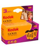Kodak Gold 135 200-24 x 3 -värifilmi (carded)
