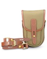 Billingham TEN-16 fibrenyte -kameralaukku, sage/chocoloate