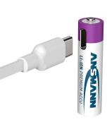 Ansmann AAA -ladattavat USB-C akkuparistot 1.5V, 4kpl