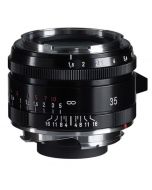 Voigtländer Nokton 35mm f/1.5 VM Asph. Type II -objektiivi, Leica M, musta