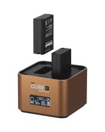 Hähnel ProCube 3 Twin Charger -tuplalaturi, OM SYSTEM/Olympus