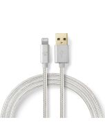 Nedis Lightning - USB-A (uros) -kaapeli, 1m