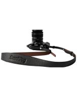 SmallRig 5208 Universal Leather Camera Shoulder Strap -kamerahihna, musta