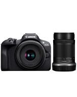 Canon EOS R100 + RF-S 18-45mm IS STM + RF-S 55-210mm IS STM -järjestelmäkamera