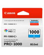 Canon PFI-1000 C -mustekasetti, Cyan