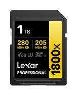 Lexar SDXC Pro 1800x U3 V60 UHS-II 1TB 280MB/s -muistikortti