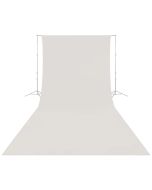Caruba Wrinkle Resistant Backdrop -kuvaustausta 2.6x6m, valkoinen