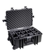 B&W Outdoor Case Type 6700 -rullalaukku, musta (tilanjakaja)