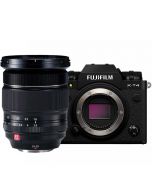 Fujifilm X-T4 + XF 16-55mm f/2.8 R LM WR -järjestelmäkamera, musta