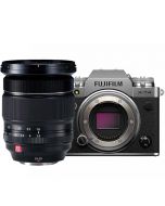 Fujifilm X-T4 + XF 16-55mm f/2.8 R LM WR -järjestelmäkamera, hopea