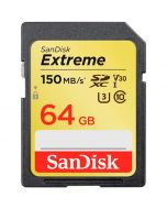 SanDisk Extreme SDXC V30 64GB 150MB/s -muistikortti