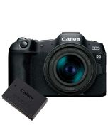 Canon EOS R8 + RF 24-50mm IS STM + LP-E17 -järjestelmäkamera