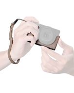 SmallRig 5677 Leather Case Kit, harmaa (Ricoh GR IV / III -sarja)